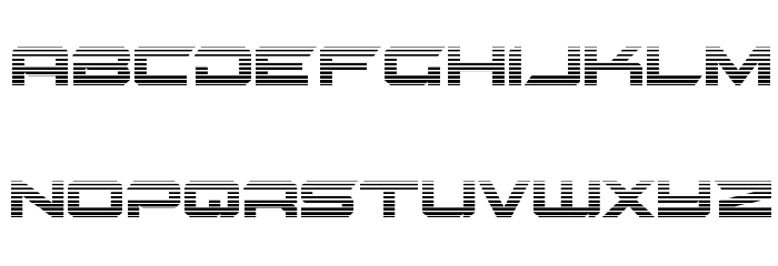 Gypsy Killer Gradient Regular Schriftart Kleinbuchstaben