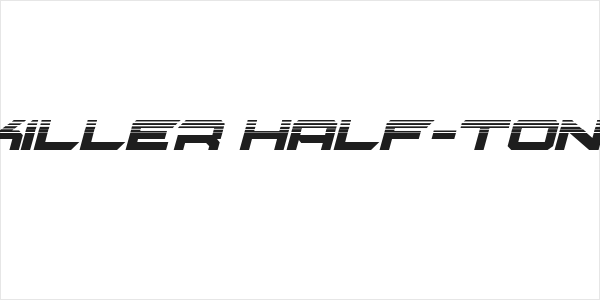 Gypsy Killer Half-Tone Italic Logo