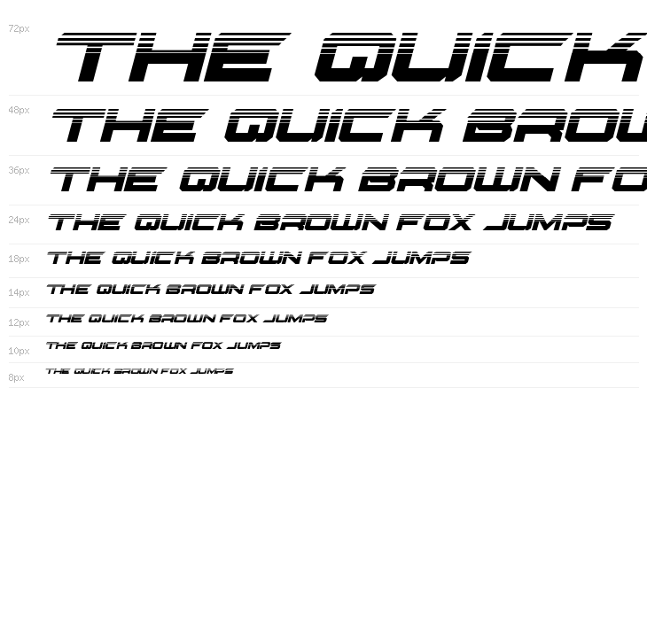 Gypsy Killer Half-Tone Italic Waterfall