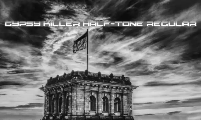 Gypsy Killer Half-Tone Regular Font examples