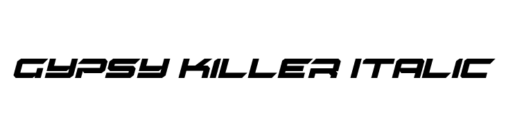 Gypsy Killer Italic  नि: शुल्क फ़ॉन्ट्स डाउनलोड