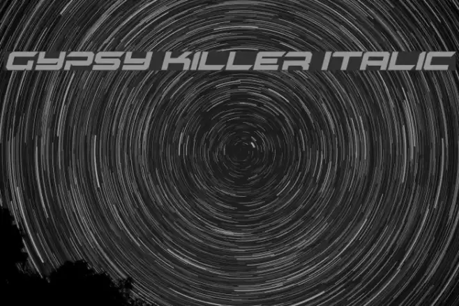 Gypsy Killer Italic examples