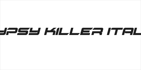 Gypsy Killer Italic Logo