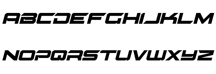 Gypsy Killer Italic Font LOWERCASE