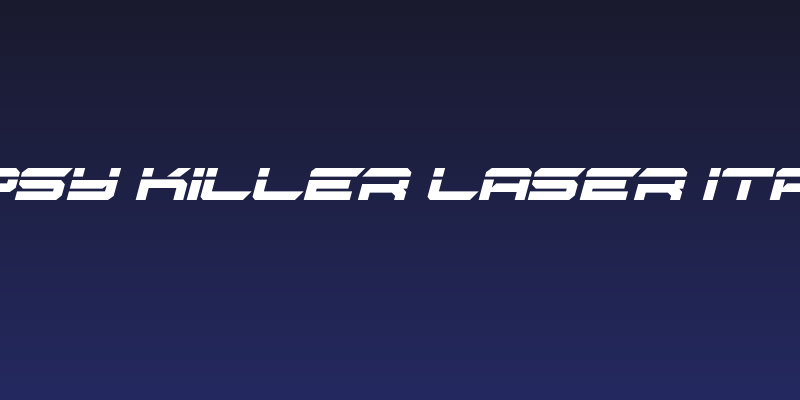 Gypsy Killer Laser Italic Social Header