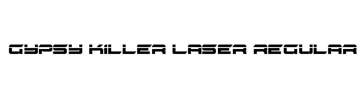 Gypsy Killer Laser Regular  font caratteri gratis
