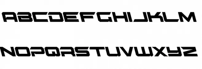 Gypsy Killer Leftalic Font UPPERCASE