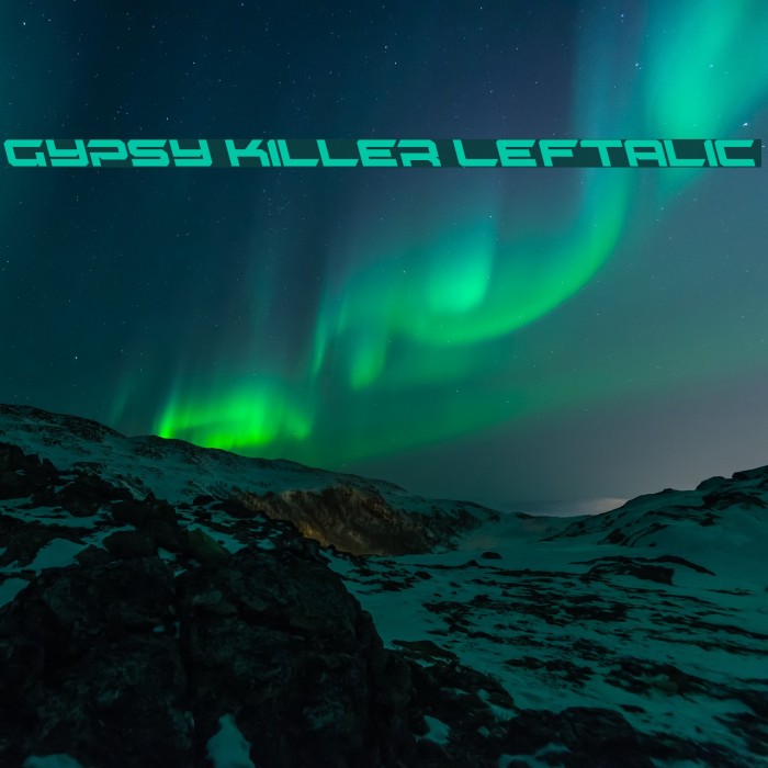 Gypsy Killer Leftalic Example 3