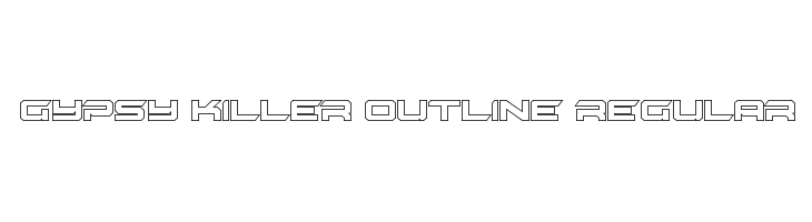 Gypsy Killer Outline Regular  Free Fonts Download