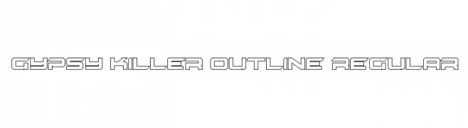 Gypsy Killer Outline Regular 