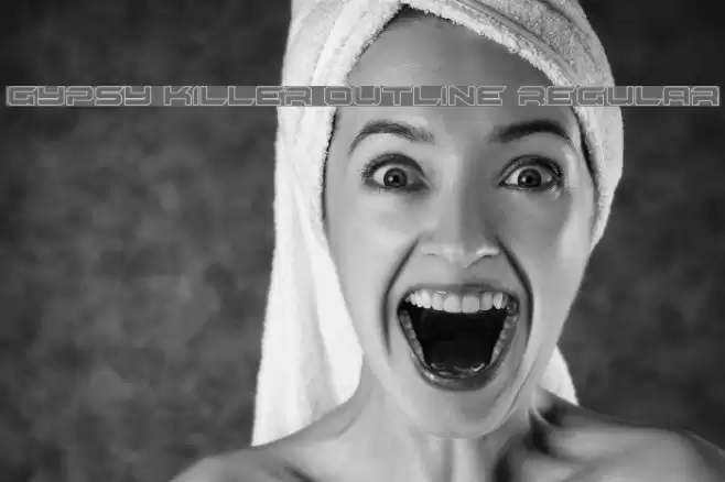 Gypsy Killer Outline Regular Font examples