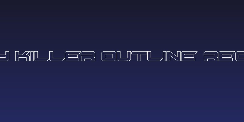 Gypsy Killer Outline Regular Social Header
