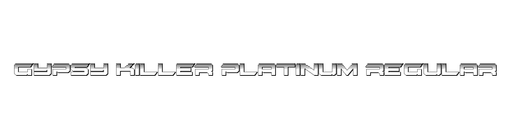 Gypsy Killer Platinum Regular Font