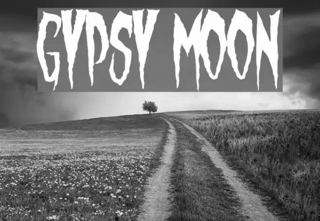 Gypsy Moon Шрифта examples