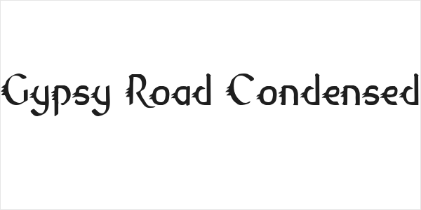 Gypsy Road Condensed Logo