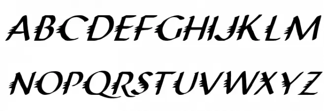 Gypsy Road Italic Polices MAJUSCULES