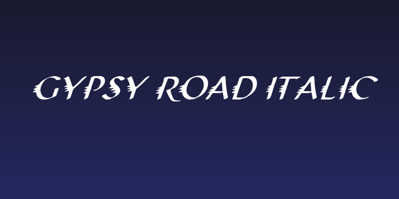 Gypsy Road Italic Social Header