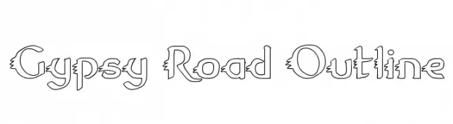 Gypsy Road Outline 
