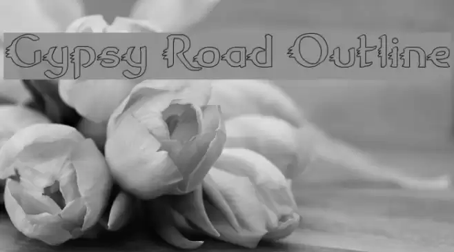 Gypsy Road Outline Font examples