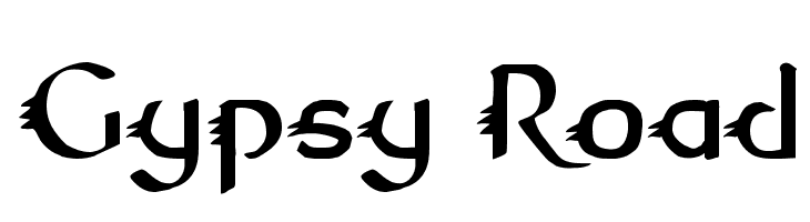 Gypsy Road  Frei Schriftart Herunterladen