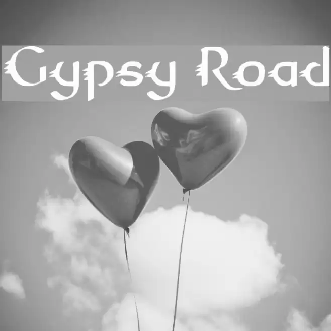 Gypsy Road Font examples