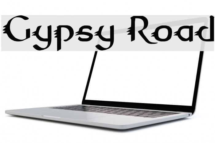 Gypsy Road Schriftart examples