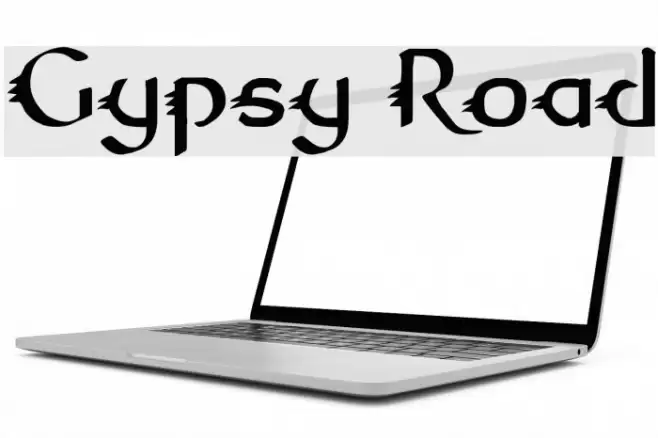 Gypsy Road Font examples