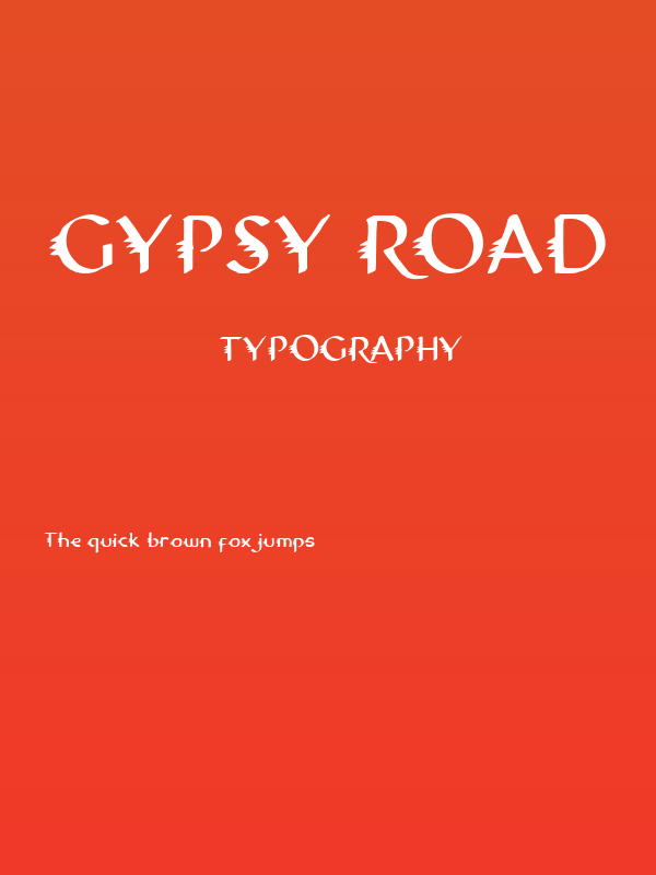 Gypsy Road Poster