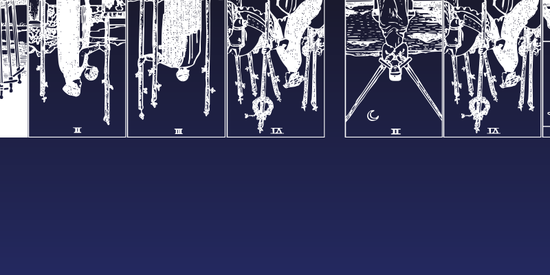 Gypsy Tarot-Minor Arcana Inverted Social Header