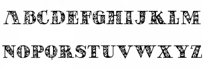 GypsyRose Schriftart Kleinbuchstaben