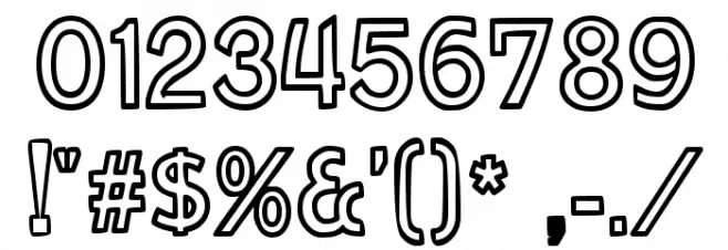 Gyptienne Normal Schriftart Anderer Schreiben