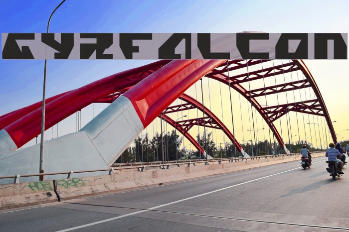 Gyrfalcon Font examples