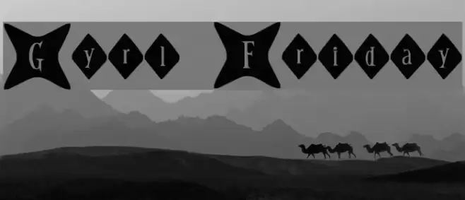 Gyrl Friday Font examples