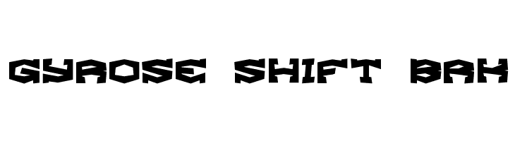 Gyrose Shift BRK  Fuentes Gratis Descargar