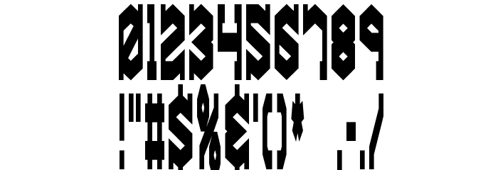 Gyrose Squeeze BRK Font OTHER CHARS