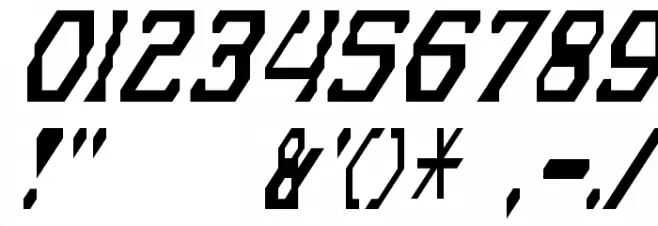 Gyrussian Font OTHER CHARS
