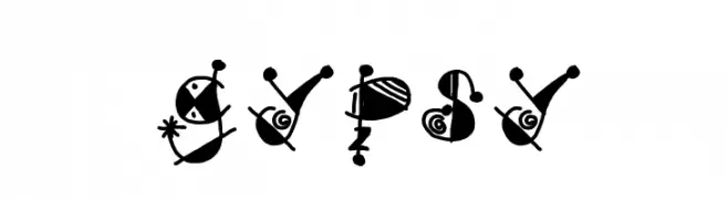 gypsy  Frei Schriftart Herunterladen