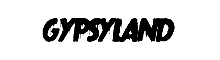 gypsyland フォント