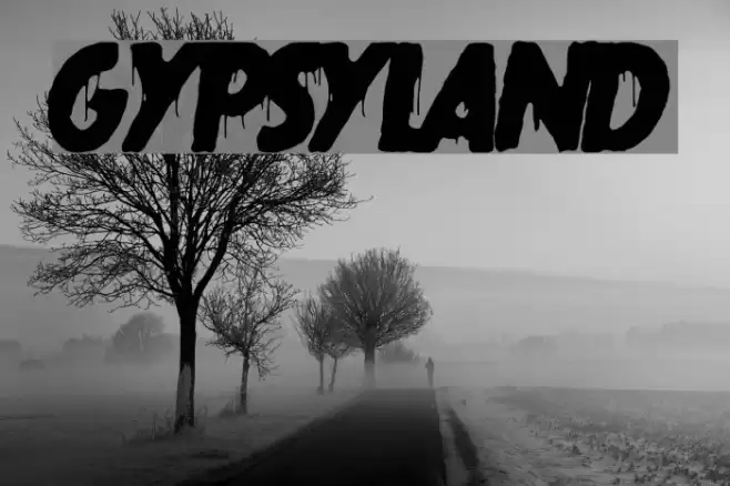gypsyland Font examples