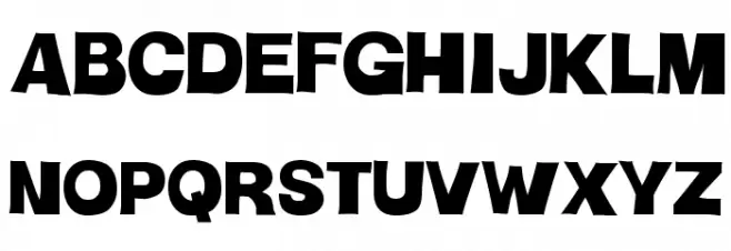 H-Man Font Litere mari