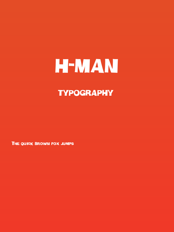 H-Man Poster