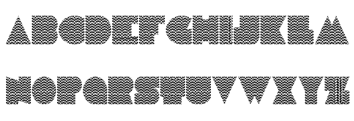 H1N1 Font LOWERCASE