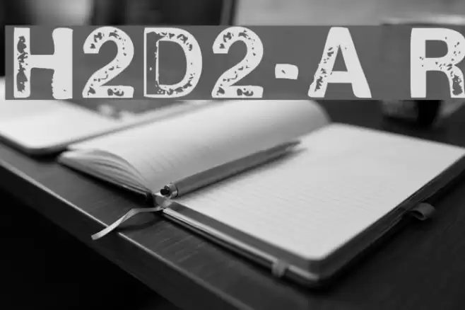 H2D2-Alevita Rough Fonte examples