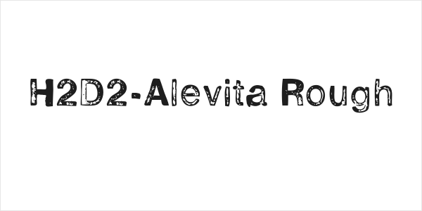 H2D2-Alevita Rough Logo