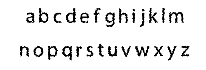 H4 Bushes Font Regular Font LOWERCASE