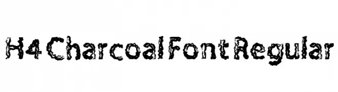 H4 Charcoal Font Regular  Descarca Fonturi Gratis