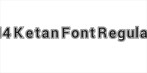 H4 Ketan Font Regular Logo