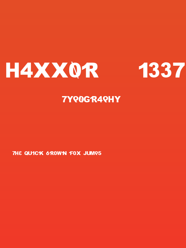 H4XX0R    1337 5CR1P7 Poster