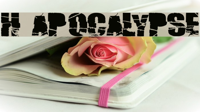 H74 Apocalypse Font examples