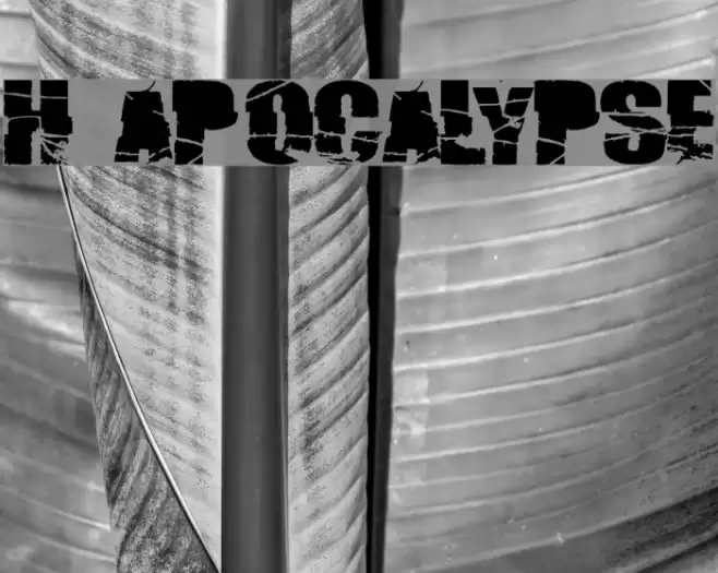 H74 Apocalypse Font examples